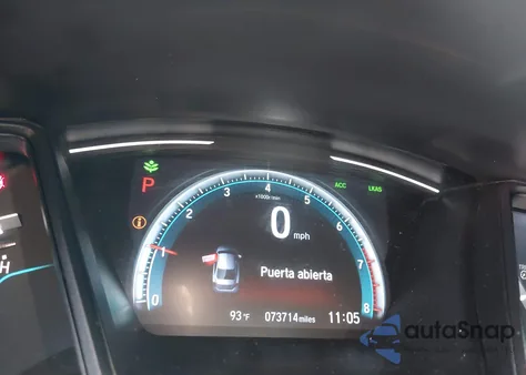 2021 Honda Civic Lx из США, поврежденный, VIN 2HGFC2F60MH537298